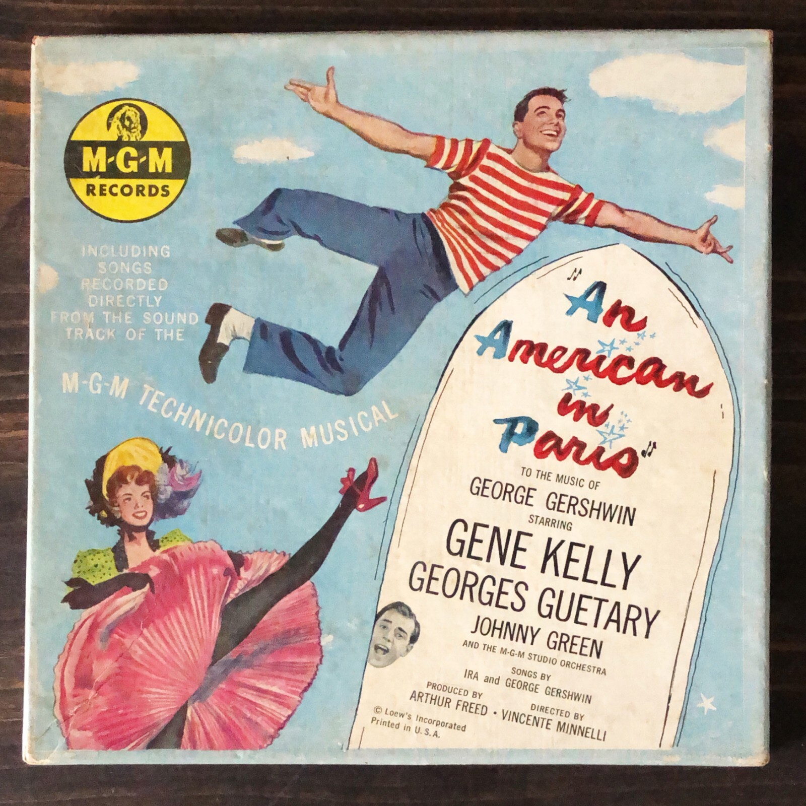 Vintage 45 RPM MGM K93 - An American In Paris : George Gershwin Music