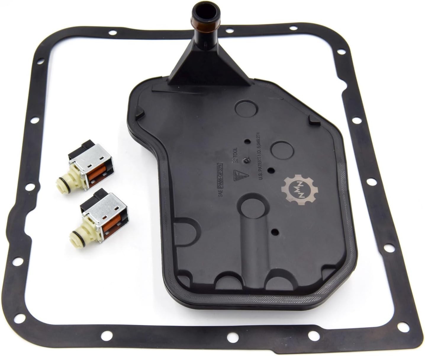 4L60E Shift Solenoid Valve A&B with Transmission Filter Gasket Kit Compatible wi