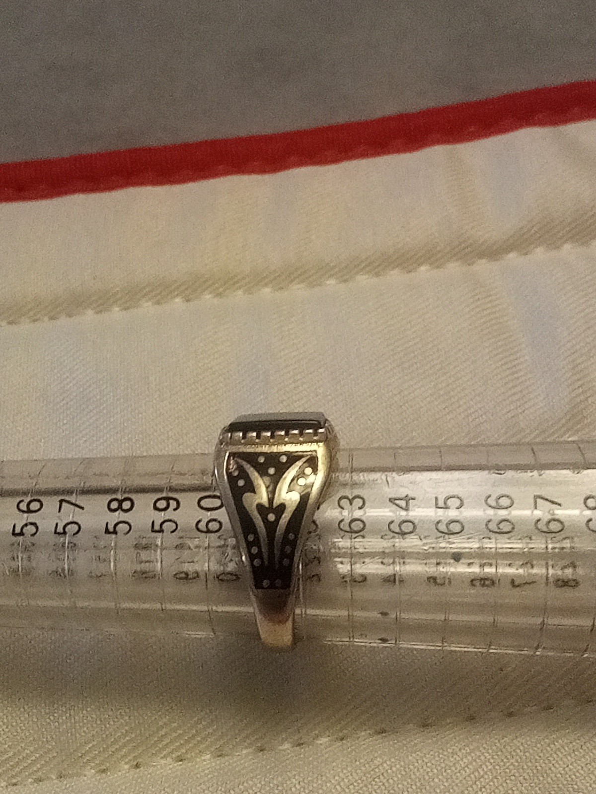 Men's 925 Onyx Silver Ring