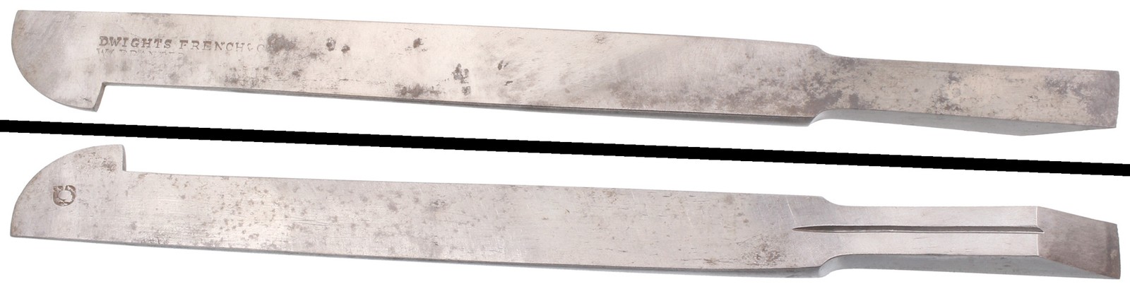 Extra Clean Dwights, French & Co. 7/16" Plow Plane Cutting Iron - mjdtoolparts