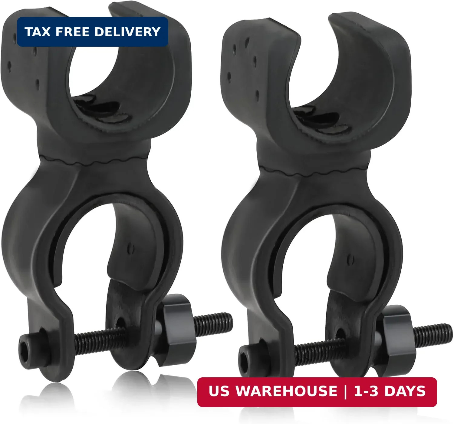 Piriuuo 2 Pcs Cane Holder for Walker, Universal Cane Holder Rollator Accessories