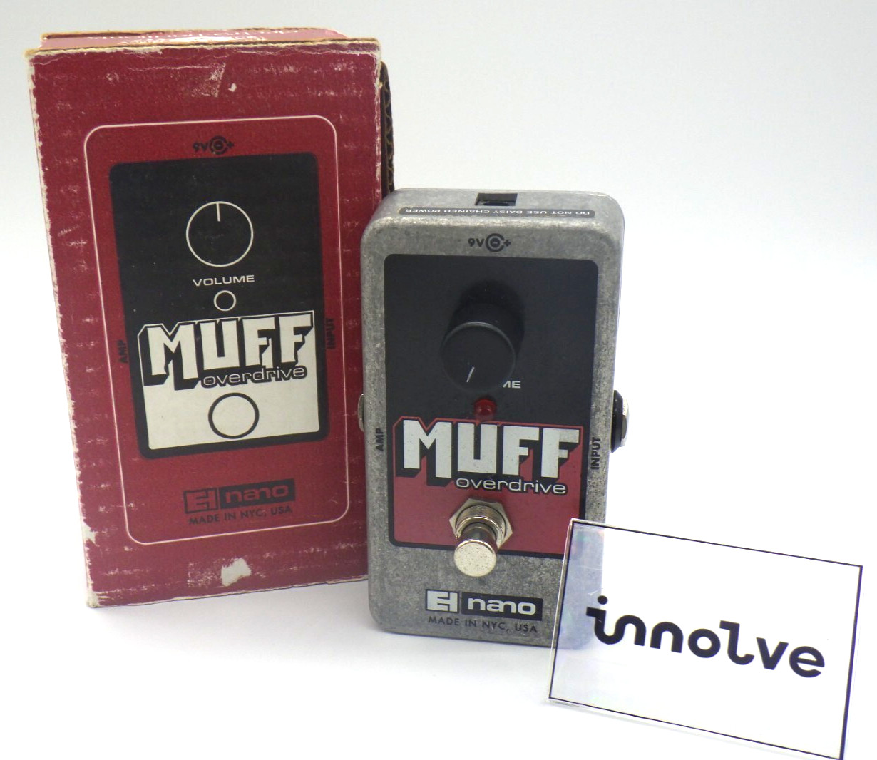 Electro-Harmonix Nano Series Muff Overdrive Guitar Pedal w/ Box USED From Japan