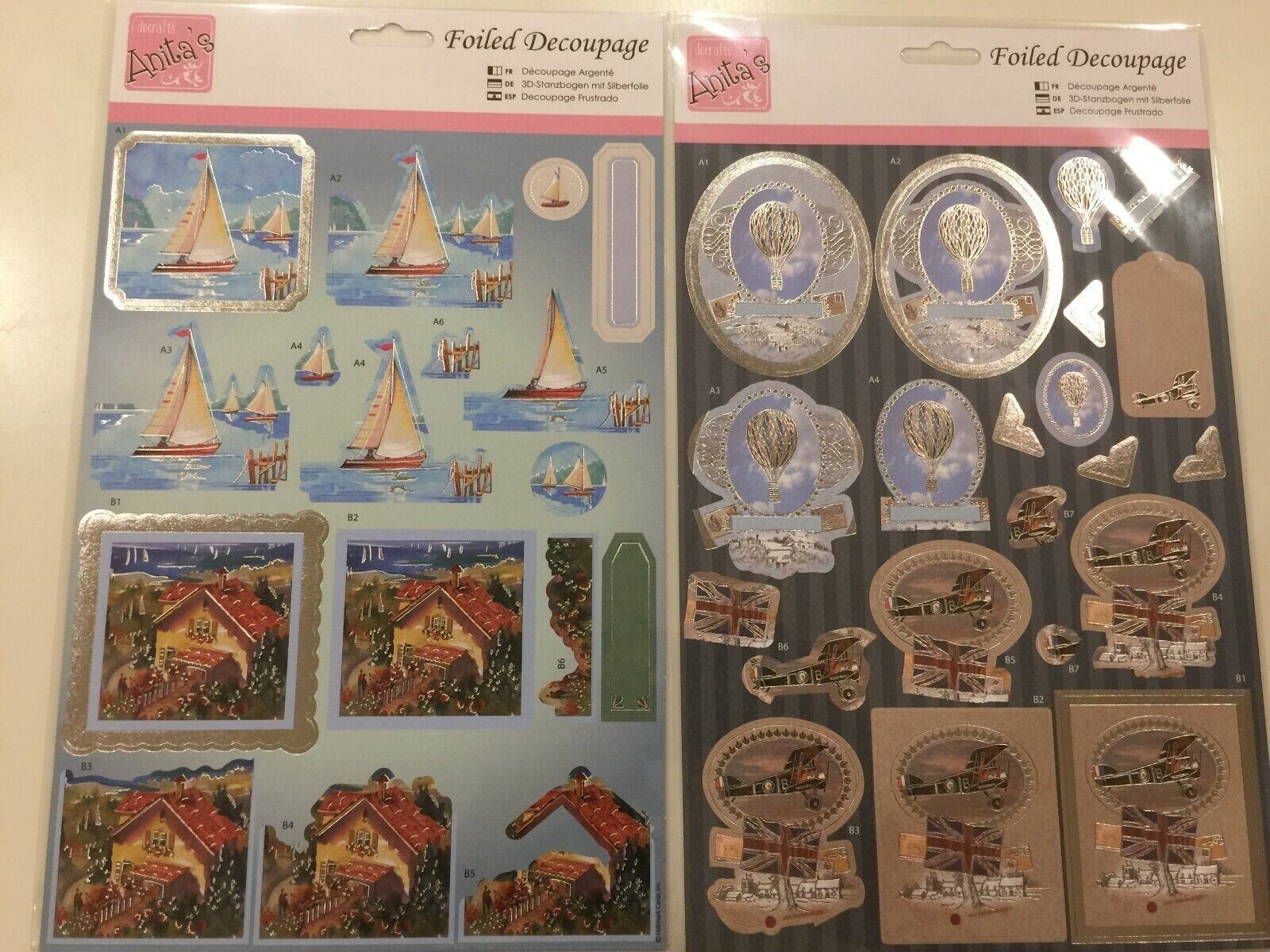 Docrafts Spring Time Foiled Decoupage Topper Set