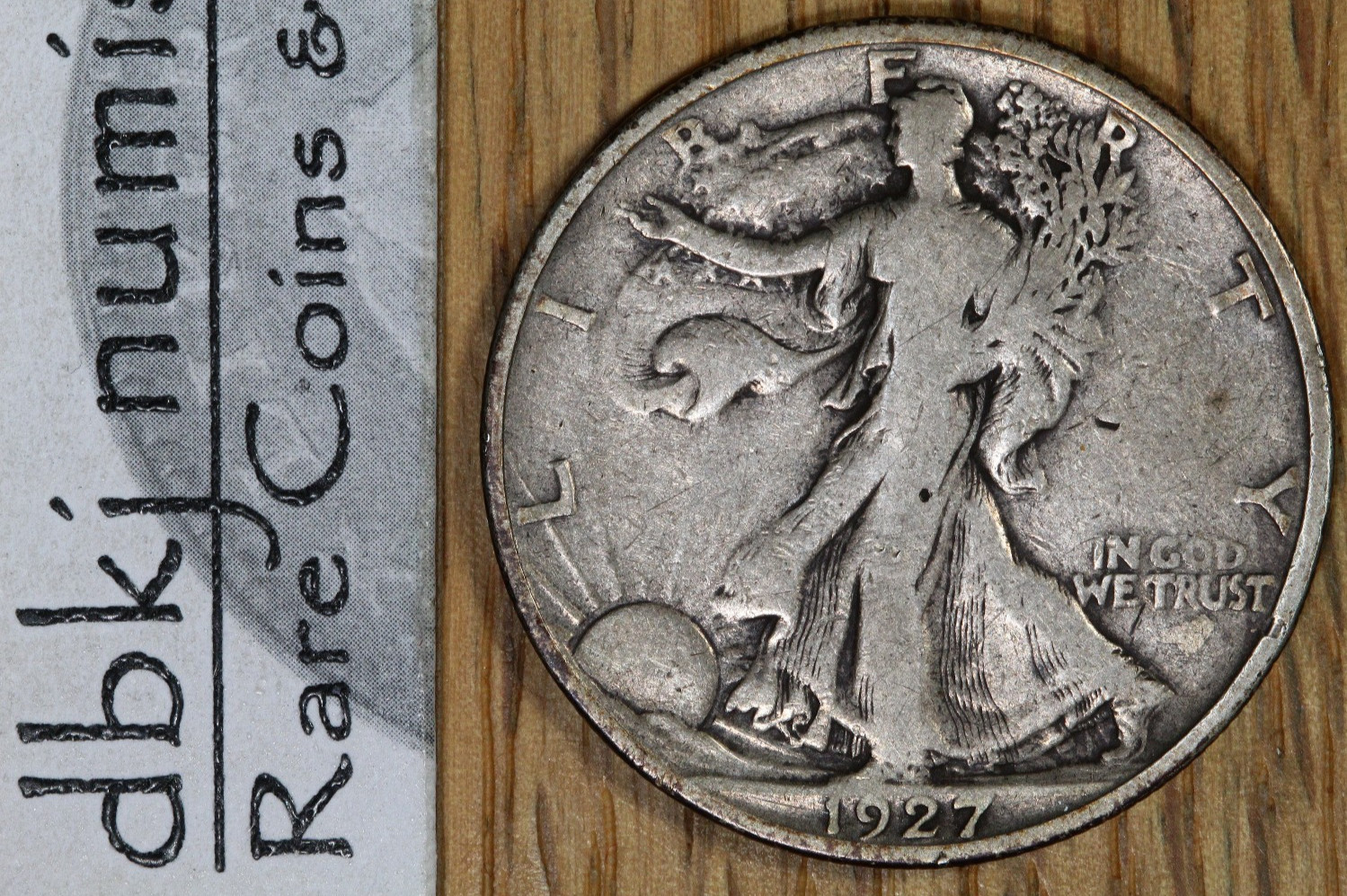 1927 S Walking Liberty Half Dollar - 50¢ - VG Very Good dbkjB