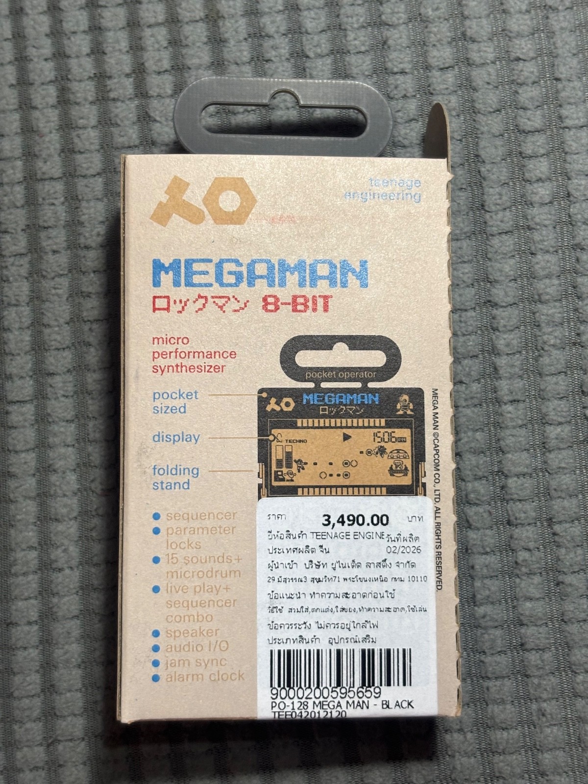 TEENAGE ENGINEERING PO-128 MEGA MAN - CAPCOM