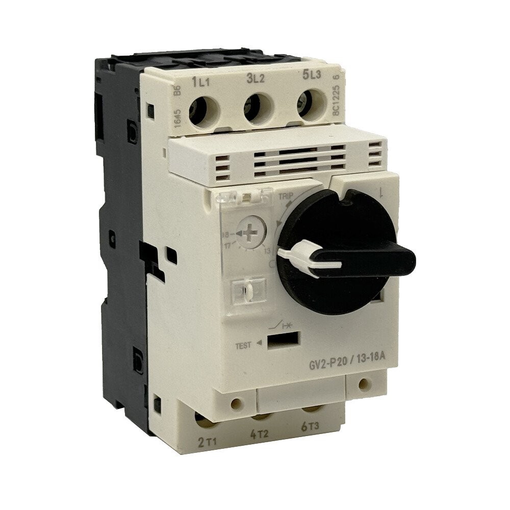 Motor circuit breaker GV2P20 13-18A manual motor starter with rotary knob NEW
