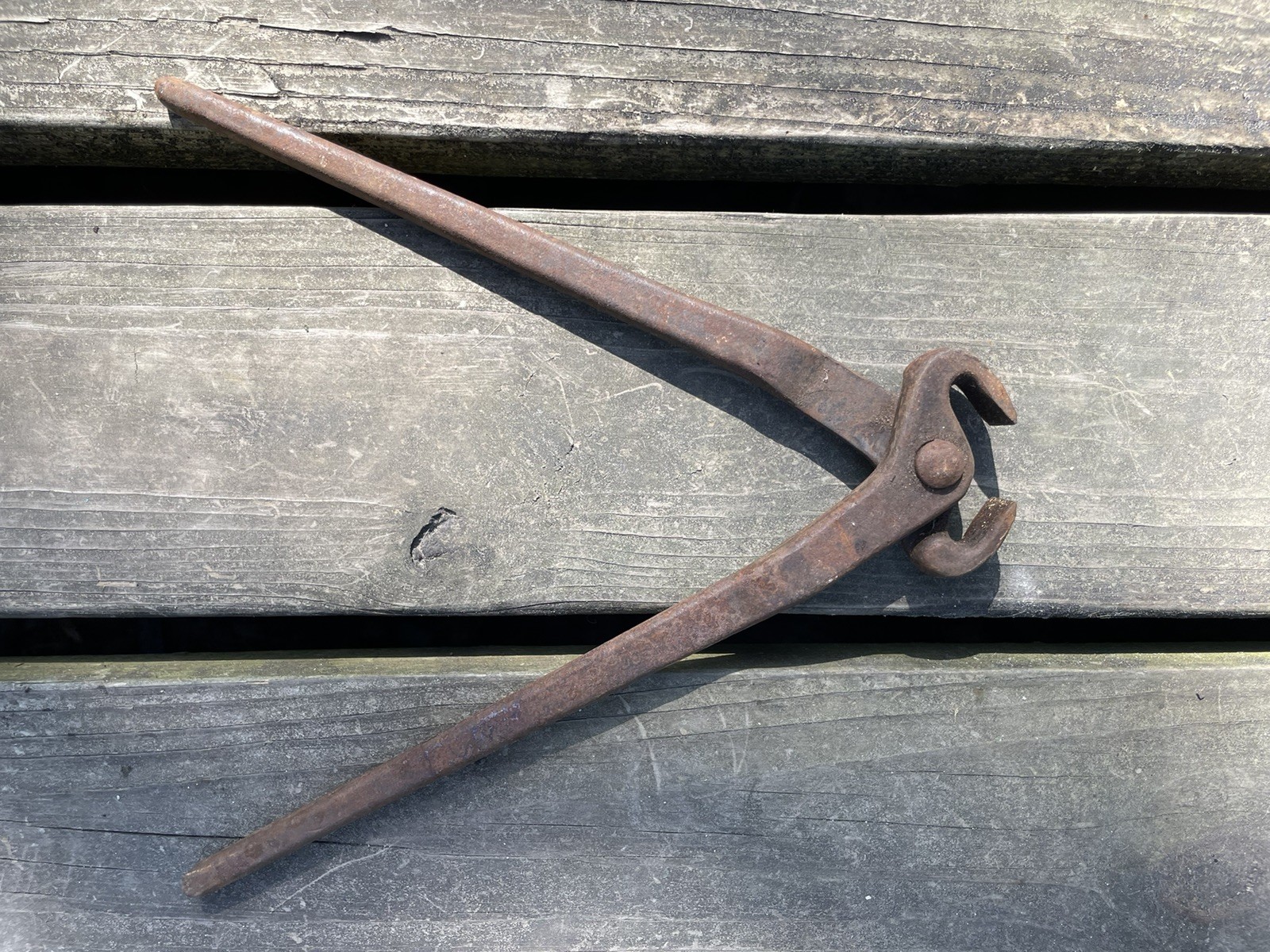 Dasco 312 Iron Nippers Farrier blacksmith Nail Nipper Puller 12” Long