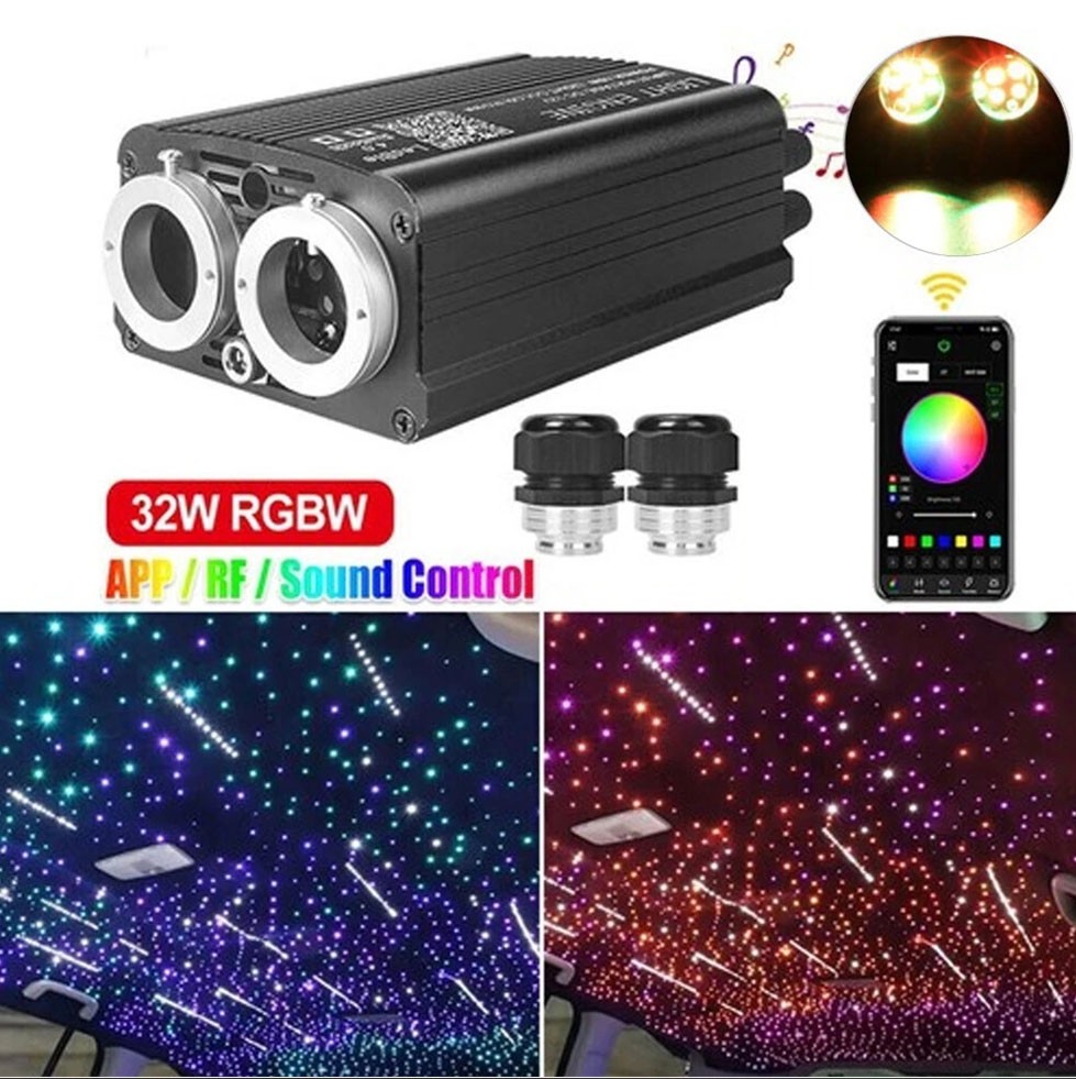 1200X Twinkle Car Home Headliner Starry Light Roof Ceiling Lights Shooting Stars