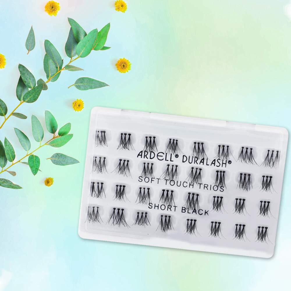 False Eyelashes Soft Touch Trios Individuals Short Black 4 Pack