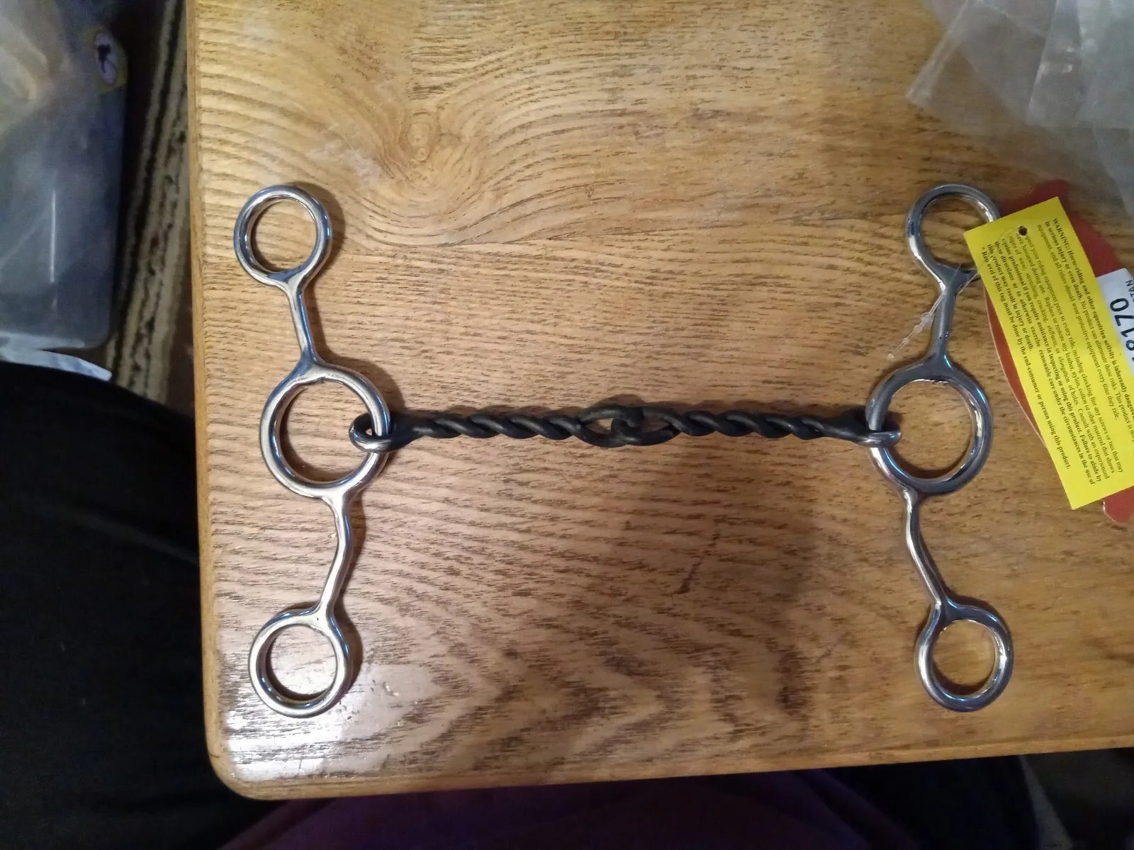 Junior Jr cowhorse bit Twisted sweet iron mouth 5 in
