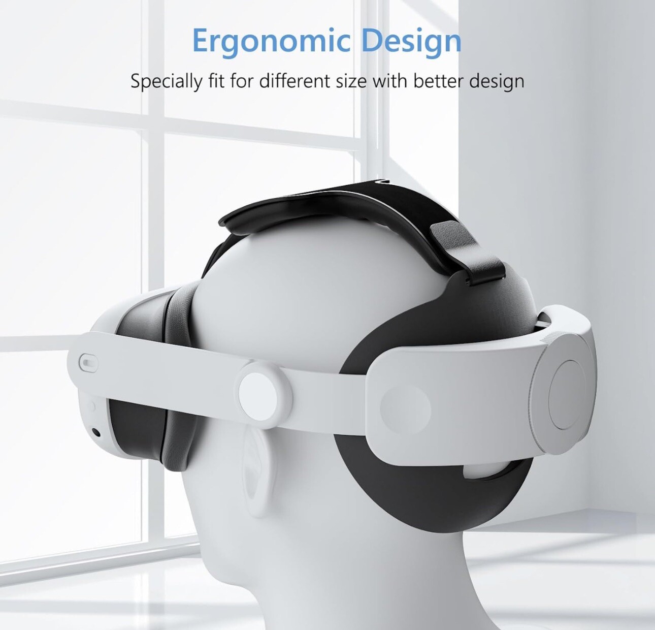 Adjustable Elite Head Strap Compatible with Oculus Quest 3 Meta Quest 3