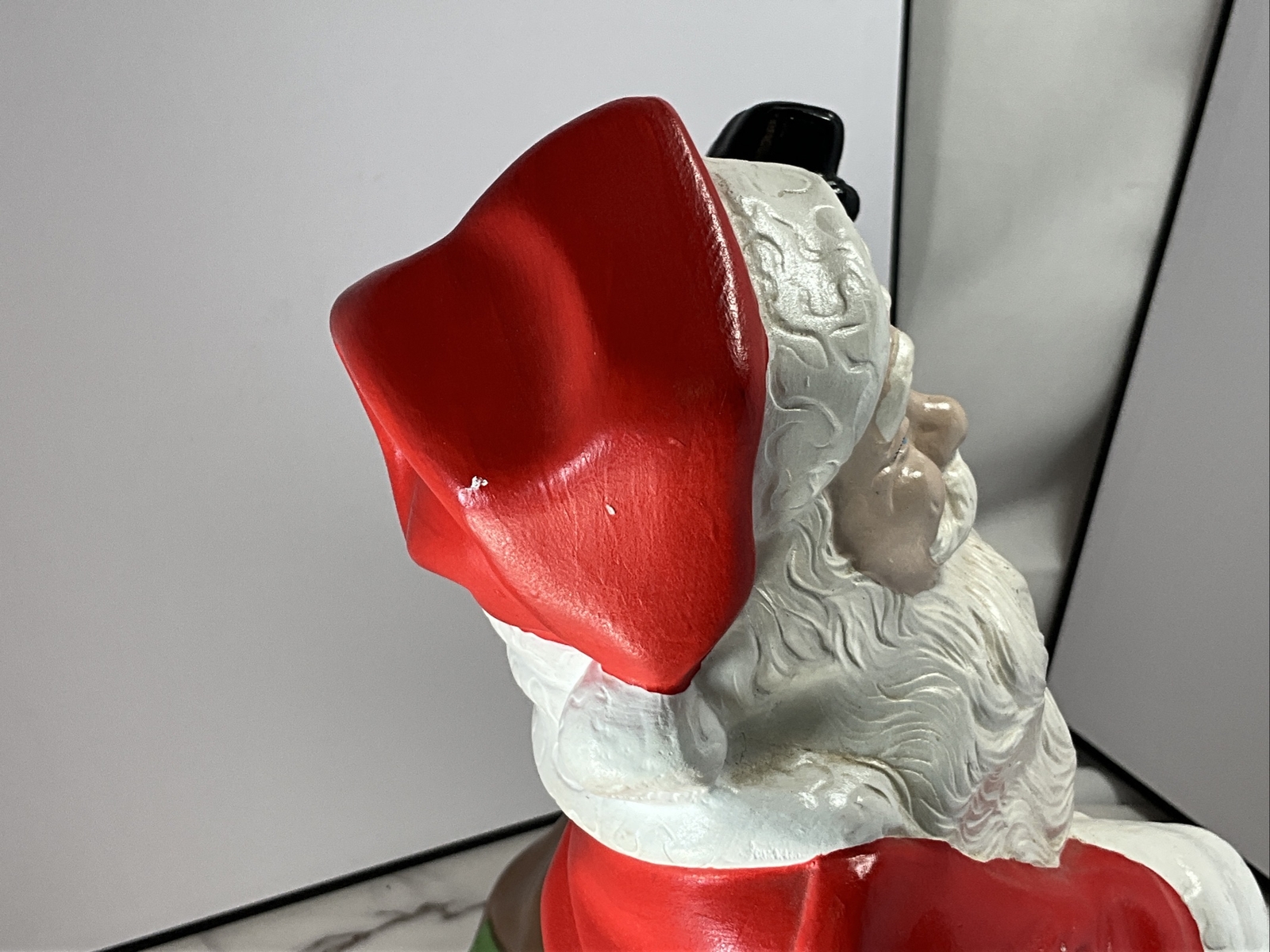 Vintage 1970 Byron Ceramic Santa Planter