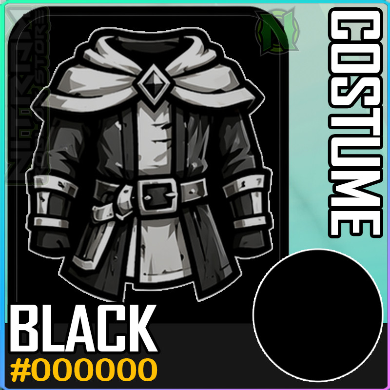 World Zero WZ - COSMETICS - #000000 (PITCH BLACK) - COSTUME