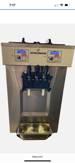 Spaceman 6235-C Soft Serve Countertop Ice Cream Machine Single Phase,Air cool