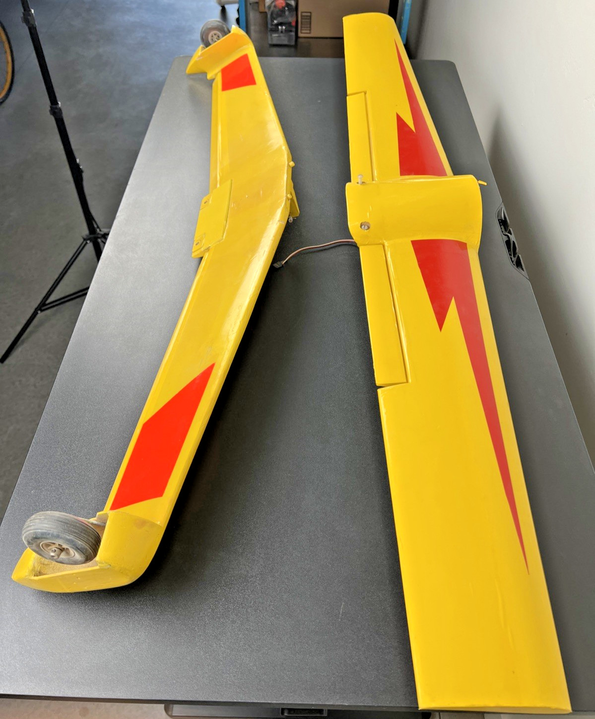 Quickie Cressline  Rutan Vintage RC Radio control model airplane balsa   WINGS