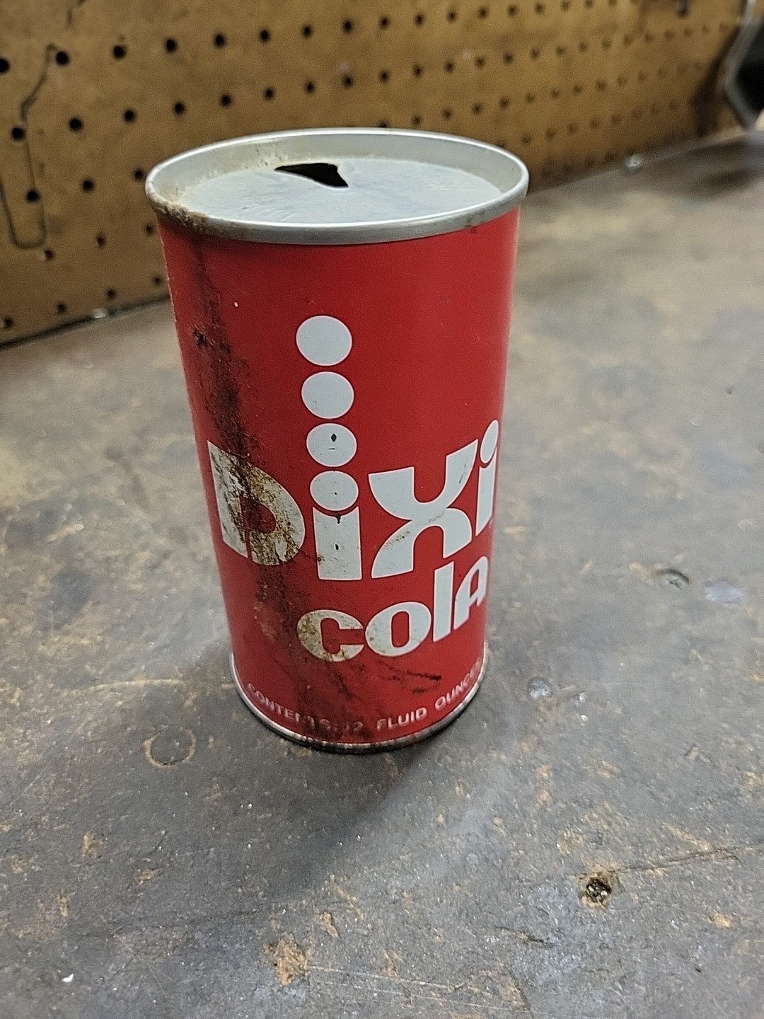 Dixi Cola soda can Dirty As Shown Columbus Ohio