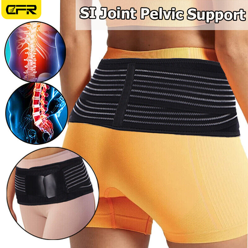 Si Joint Pain Pelvic Lower Back Support Sacroiliac Hip Belt Women and Men