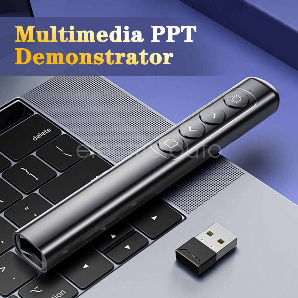 Wireless USB Remote Control Clicker PPT PowerPoint Presenter Laser Pointer Pen