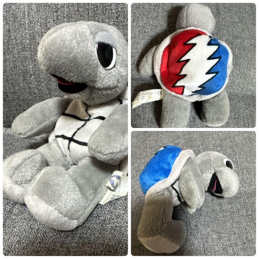 Grateful Dead Stealie Turtle 7" Bean Bear Plush Liquid Blue 1972 Tivoli USED