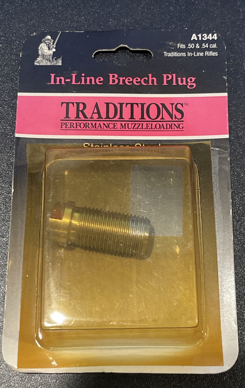 TRADITIONS IN LINE BREECH PLUG A1344  MUZZLELOADERS .50 & .54 CALIBERS