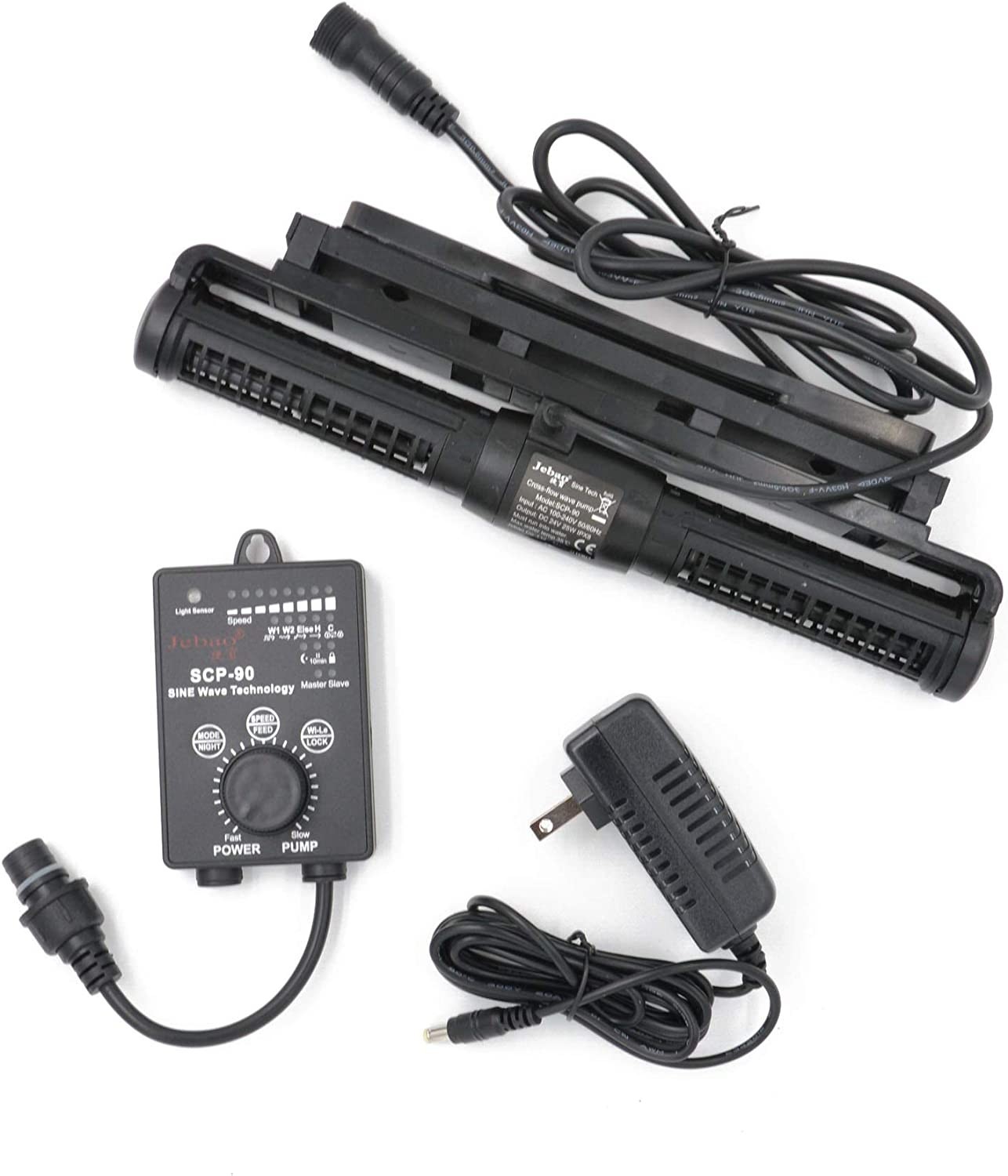Jebao Wave Maker Pump Aquarium Fish Tank Powerhead Adjustable Cross Flow