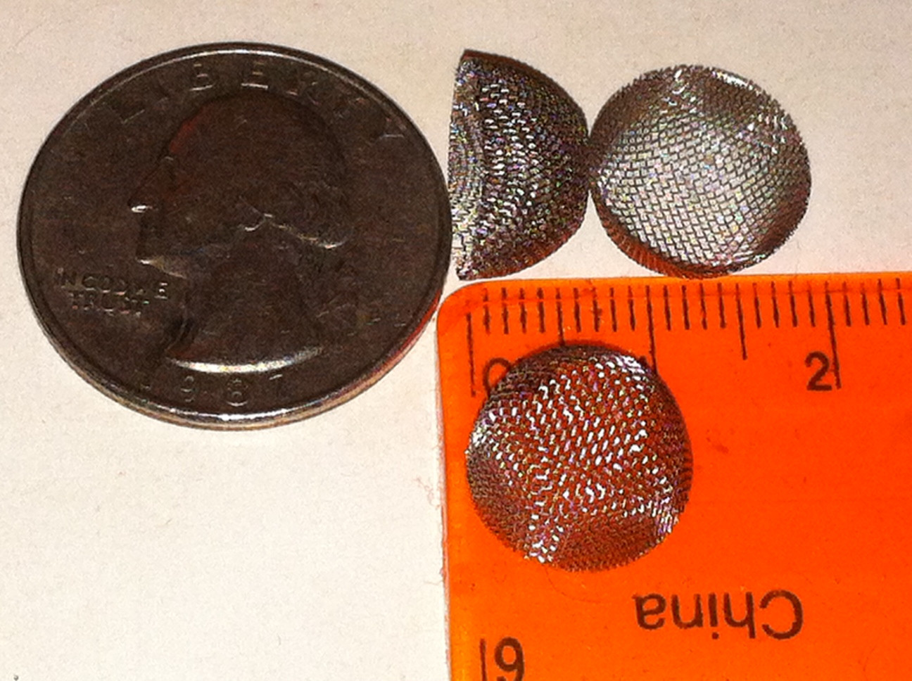 100 Tobacco Pipe Bowl Round Cup Mold Basket Smoking Screens 6mmx12mm 1/4"x1/2"