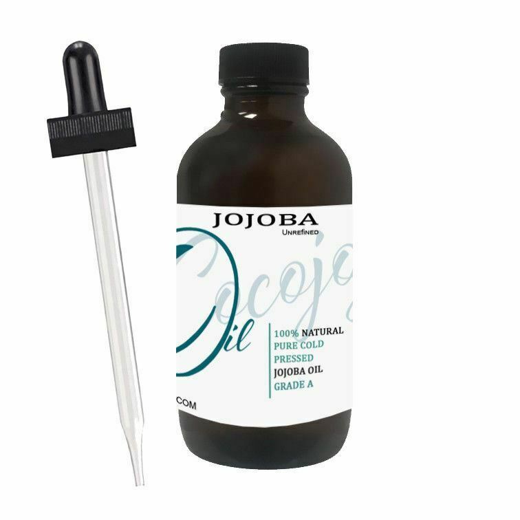 Golden Jojoba Oil - 100  Pure - Unrefined Cold Pressed - 4 OZ - Hohoba - Virgin