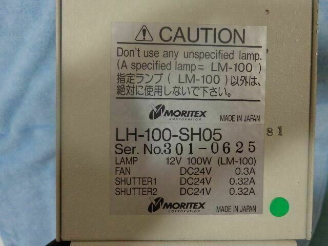 Moritex LH-100-SH05 Light Source