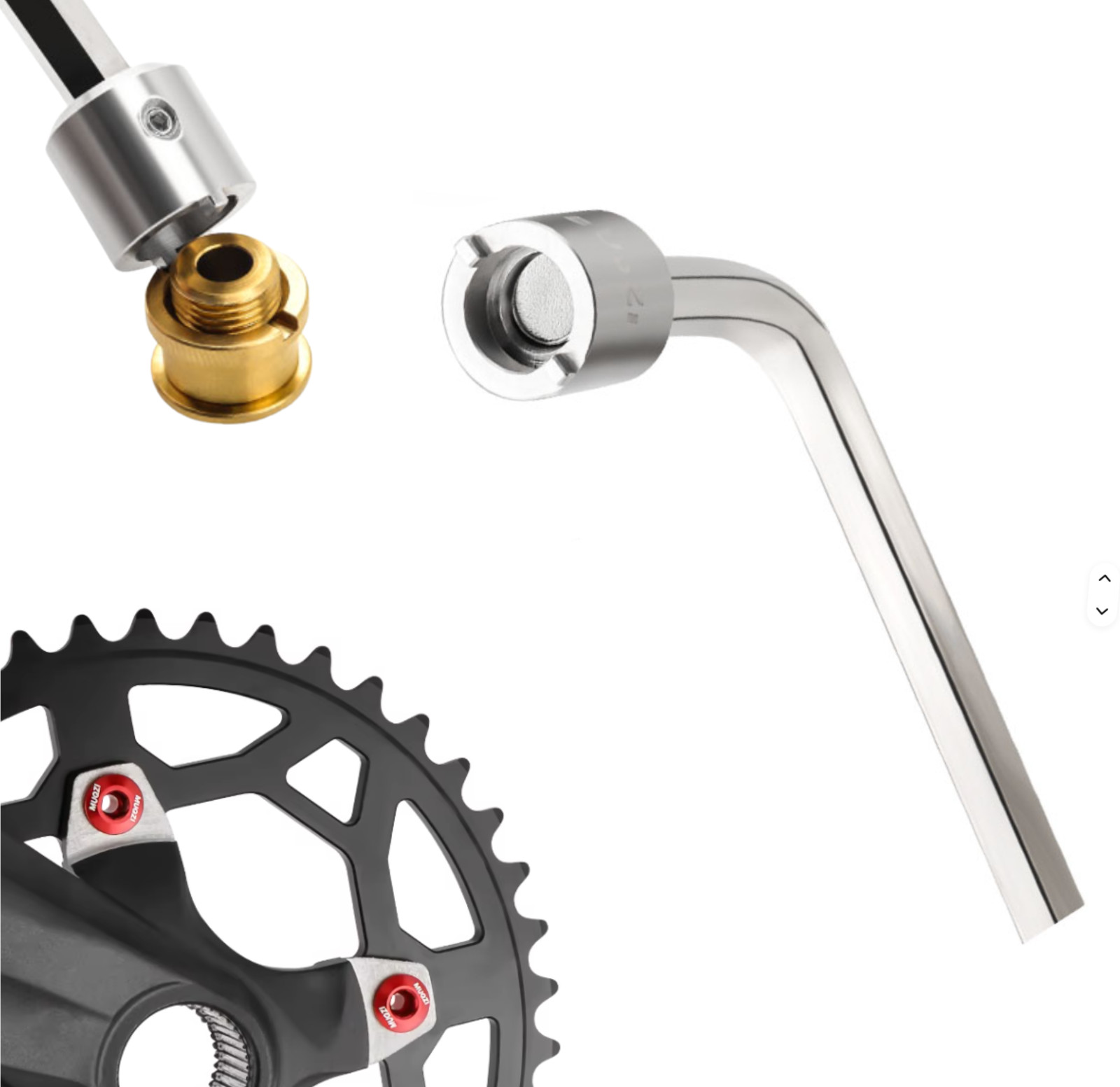 Bicycle Chainring Nut Wrench Tool Bolt Screw Road MTB Bike Crank Install Removal