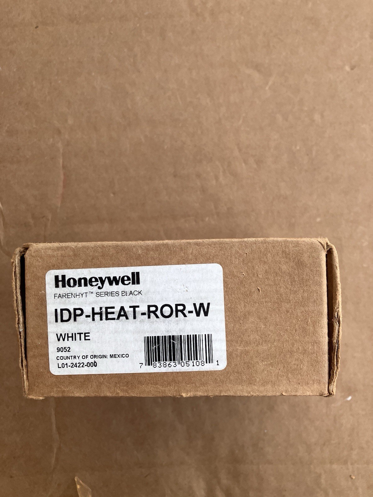 Honeywell Farenhyt Series Black IDP-HEAT-ROR-W Fire Alarm - White