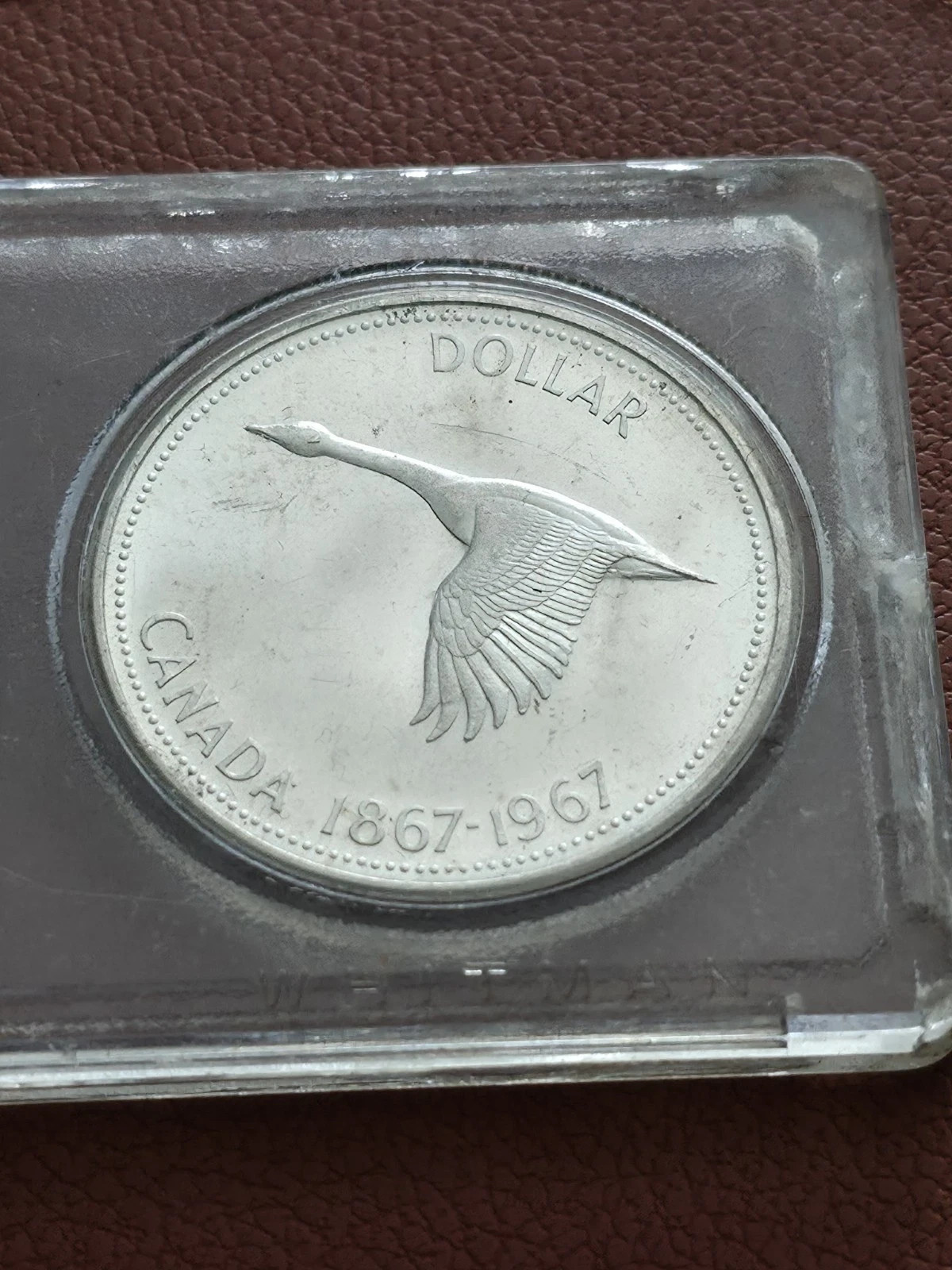 1967: Canadian - Canada Goose | One Dollar Coin-Brilliant - Uncirculated