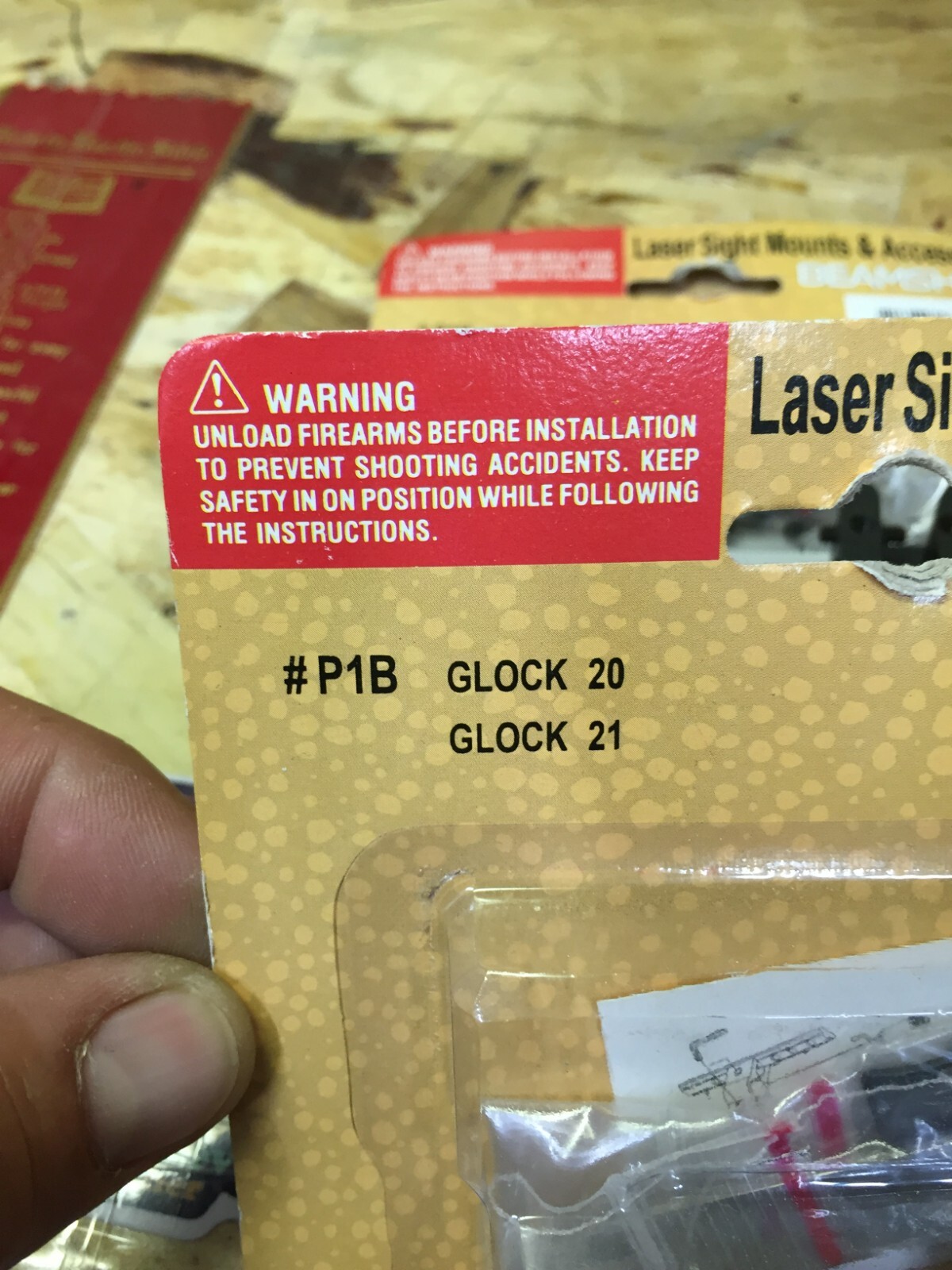 NOS Beamshot Laser Mount # P1B Glock 20 21