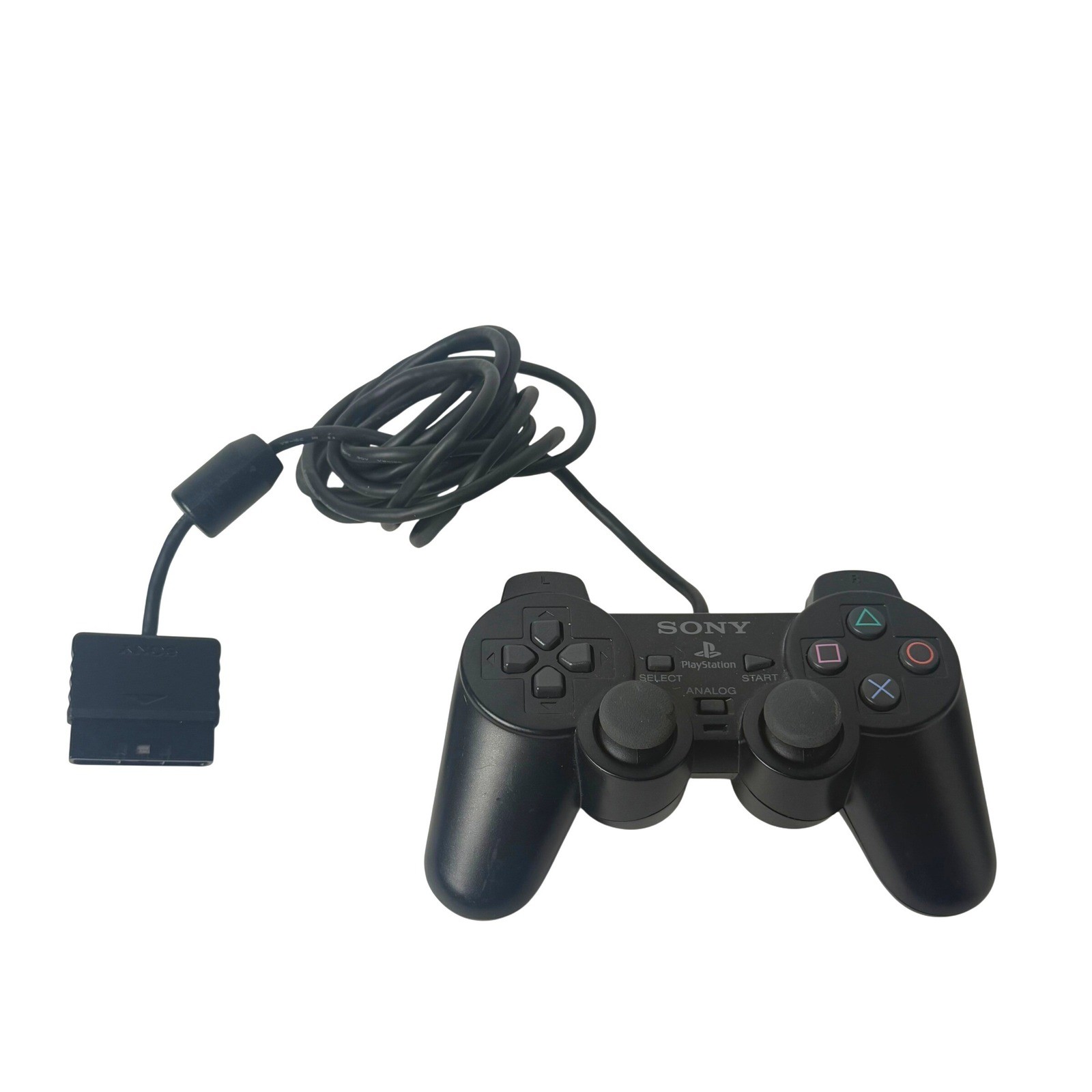 Sony PlayStation 2 DualShock 2 Wired Controller Black OEM SCPH-10010 PS2 Analog