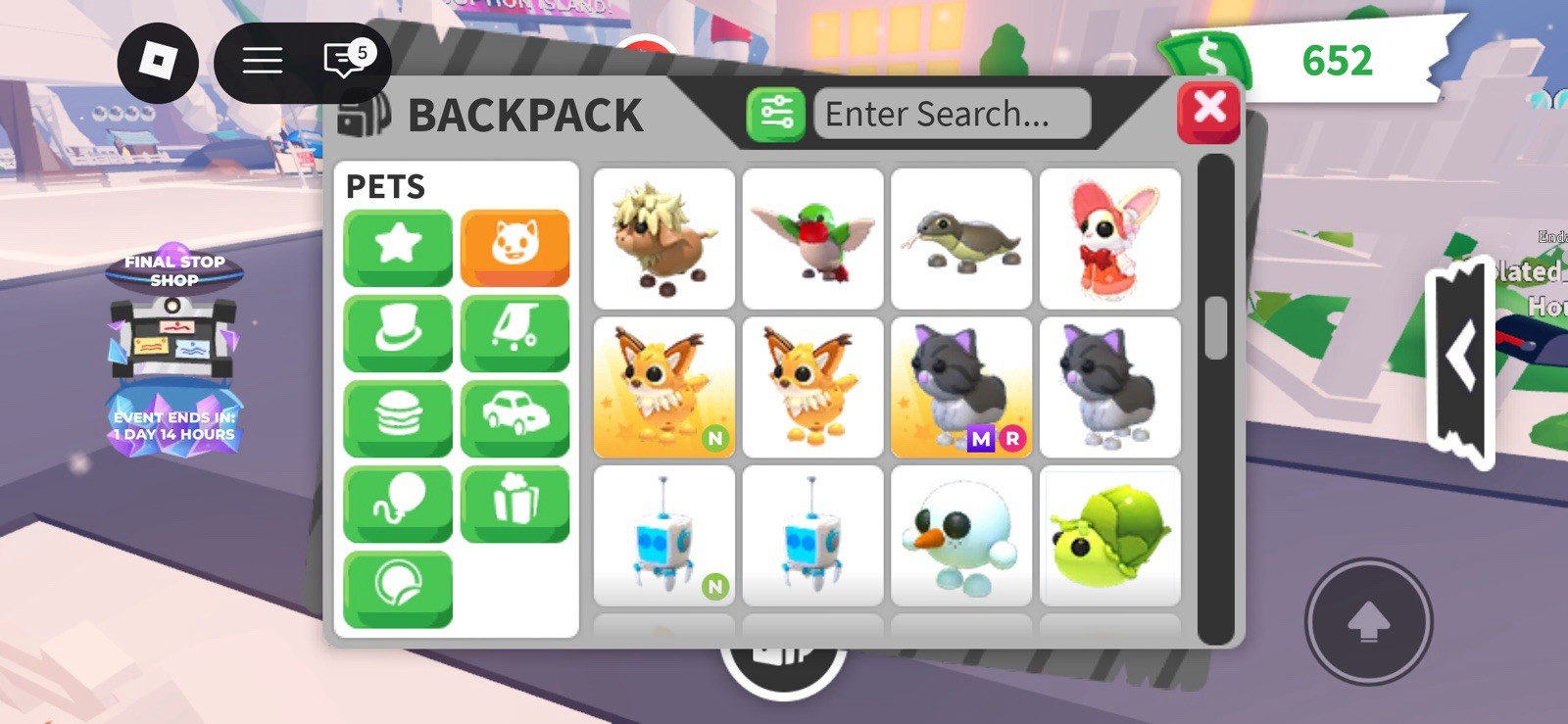 Adopt Me! Game Pets Collection