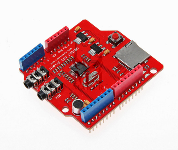 NEW VS1053B MP3 Music shield board Module with TF card slot For Arduino UNO R3