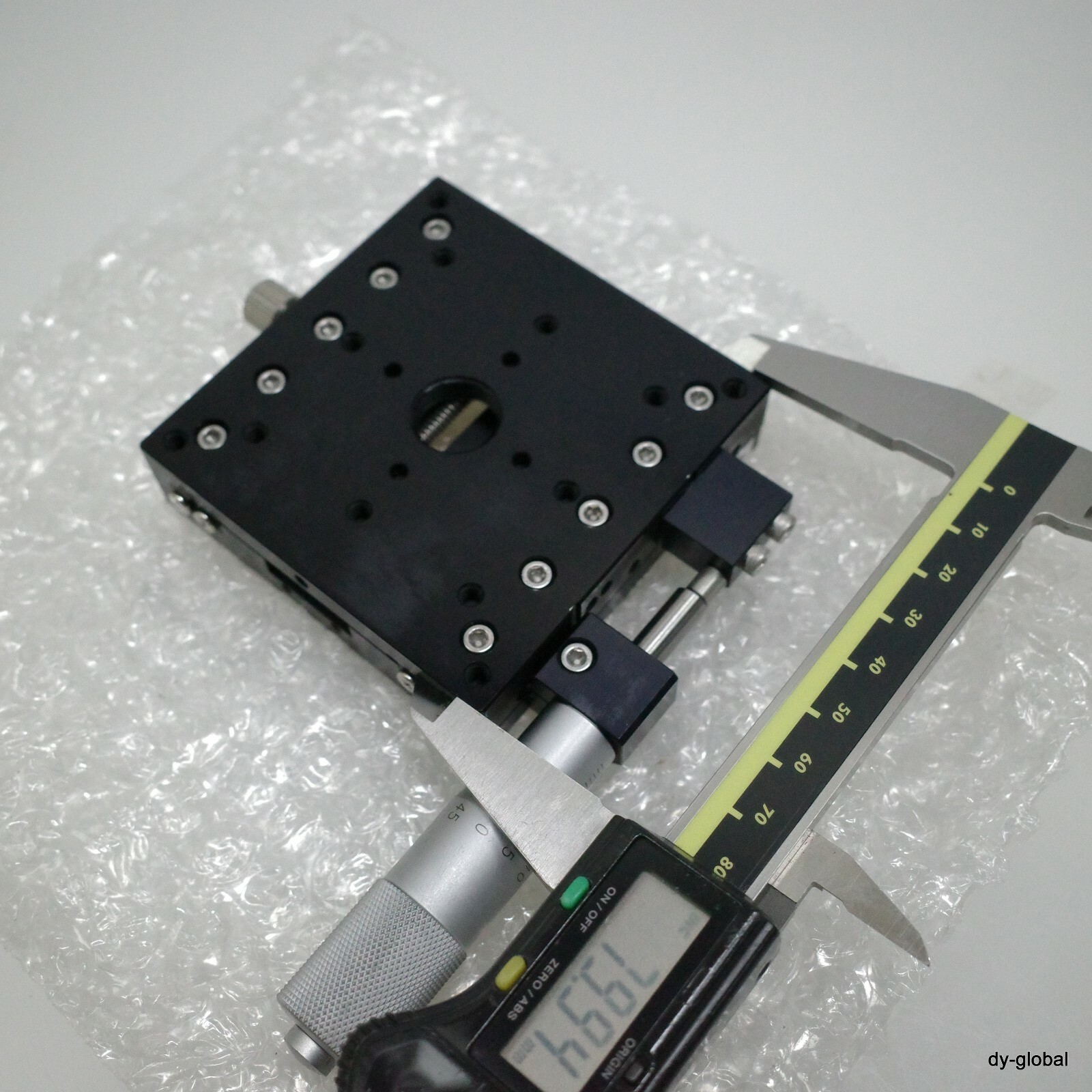 RMS NNB 1B-41 RM-X-80R 80X80X20 +/-12.5mm stroke micrometer stage STA-I-432=5G21