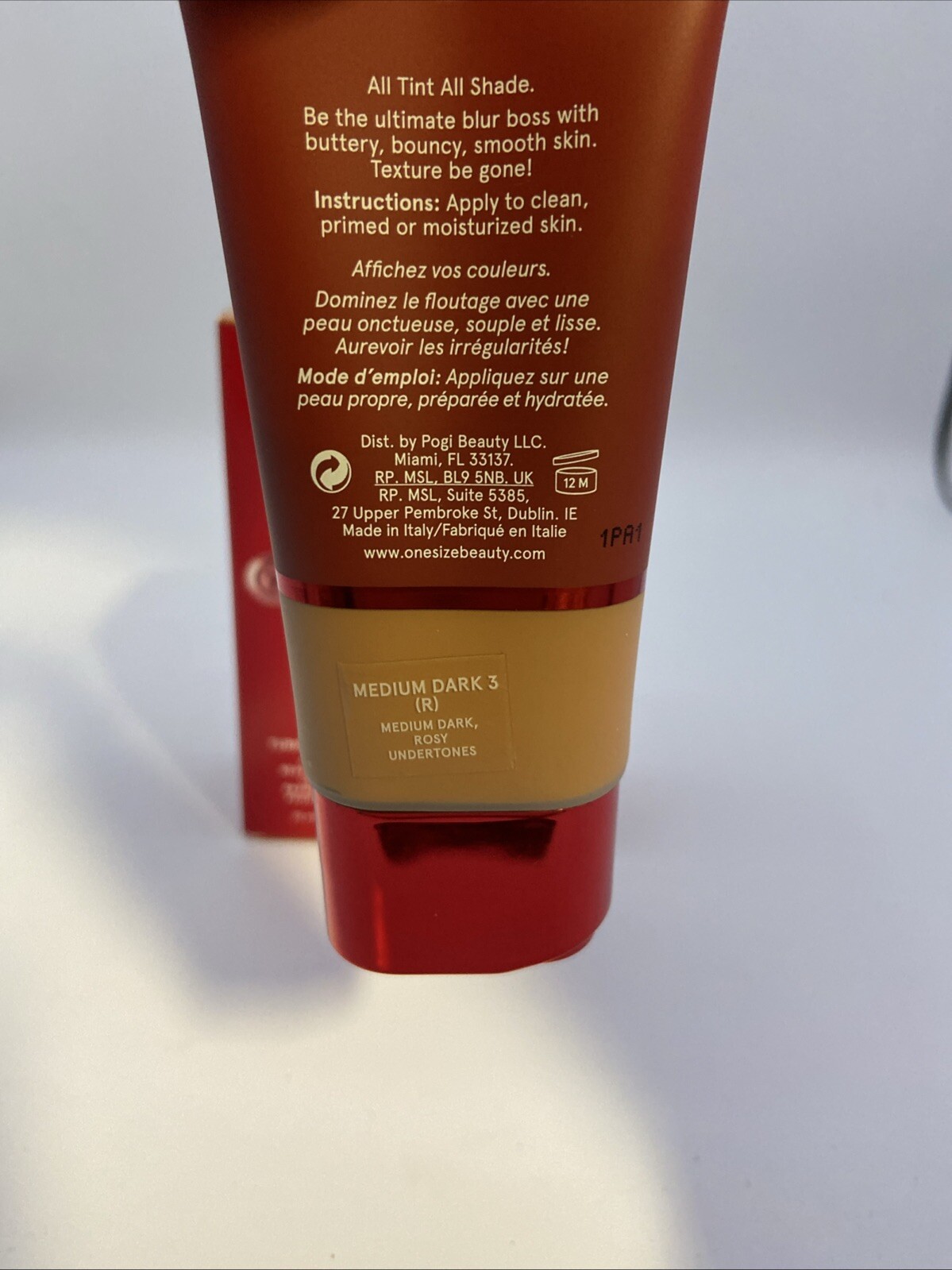 (2)ONE/SIZE Turn Up The Base BBB Cream Medium Dark 3 - 1oz!!!