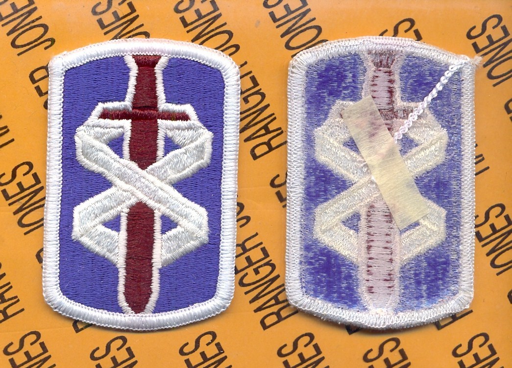 18th Medical Brigade dress uniform 3" patch m/e
