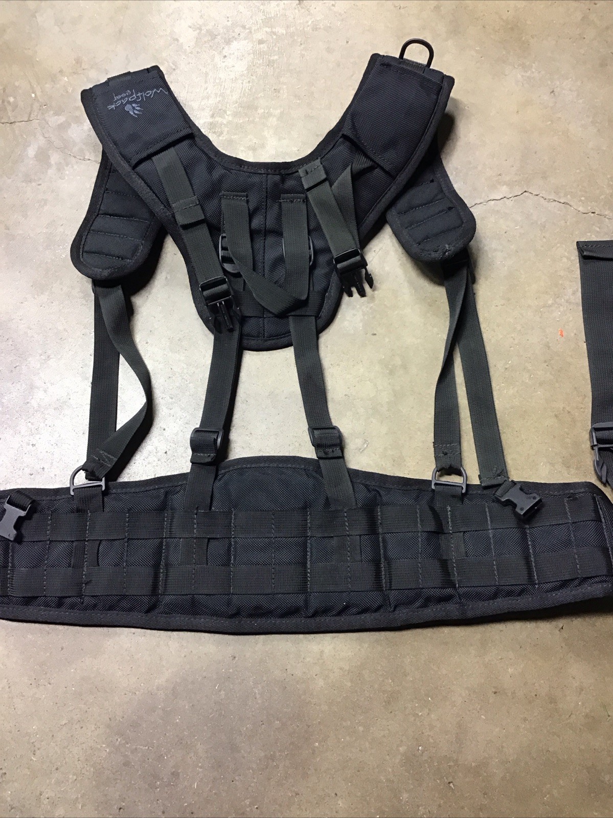Wolfpack Gear Wildland Firefighter Web Gear Harness WEB-HR-1100-BK EUC UM