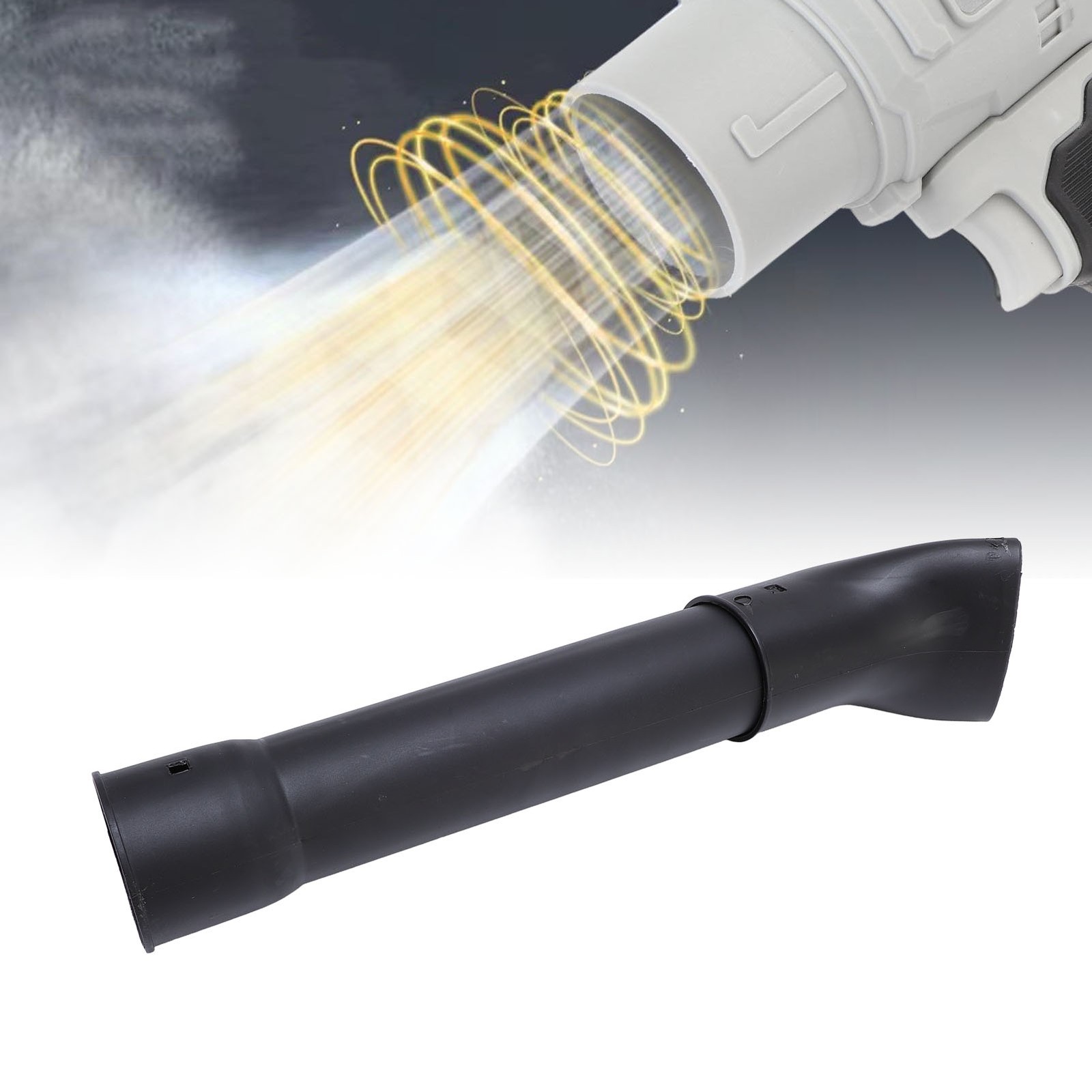 Leaf Blower Nozzles ABS Flat End Handheld Car Drying Nozzle Attachments
