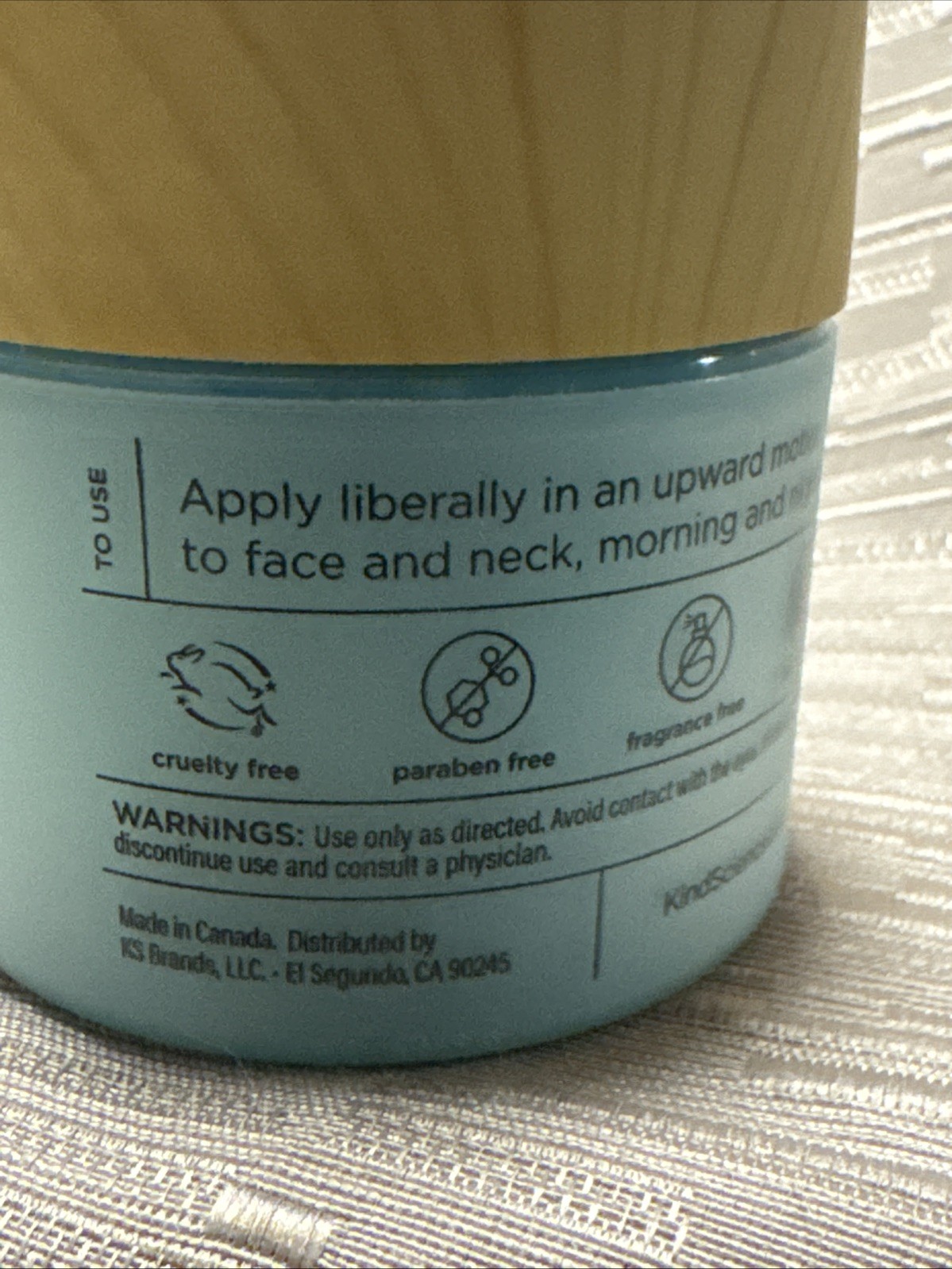 Kind Science Hydration Cream Moisturizer Reduces Wrinkles, Ultra Hydrates 2 Oz