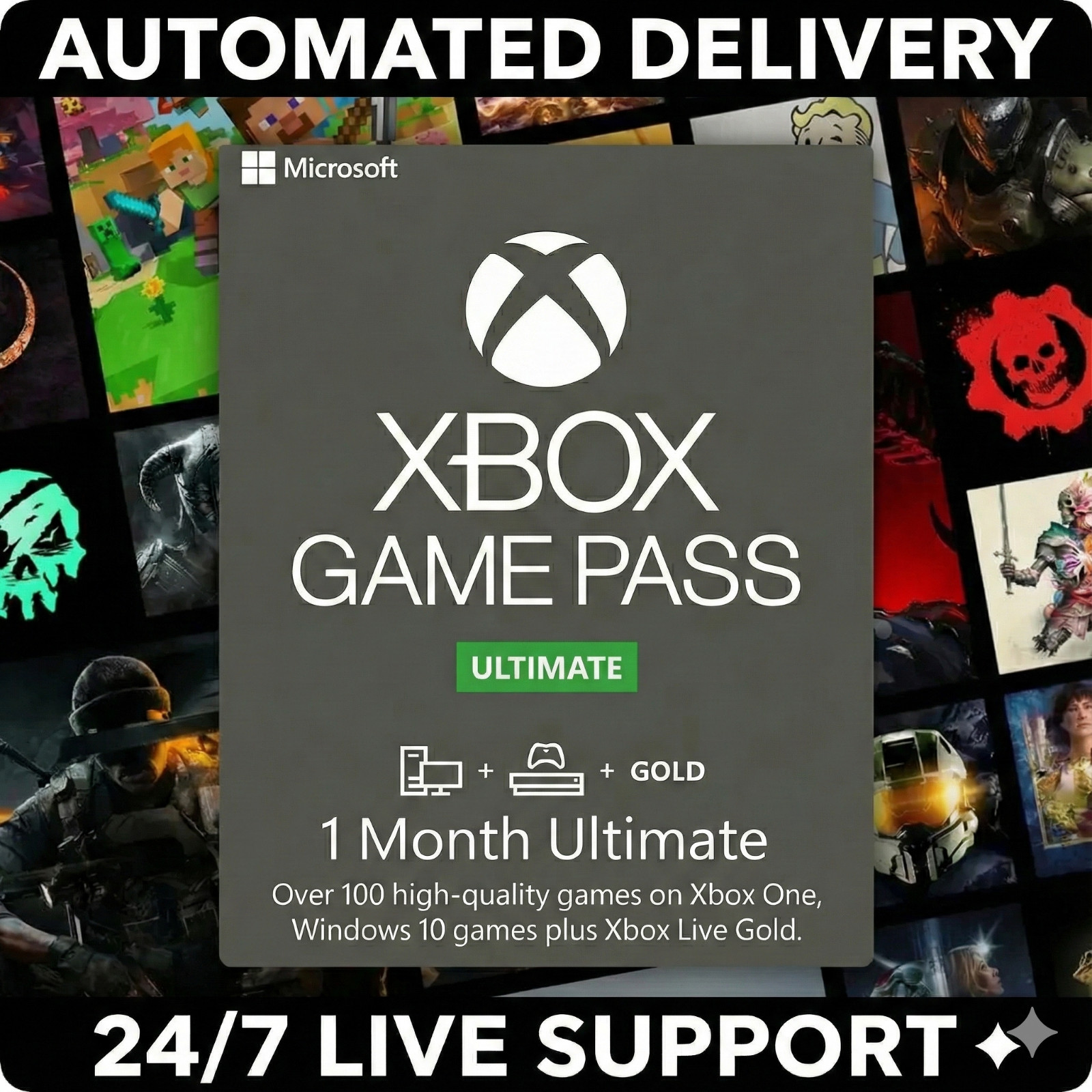 Xbox Game Pass Ultimate – 1 Month Membership - Existing Users - US Only