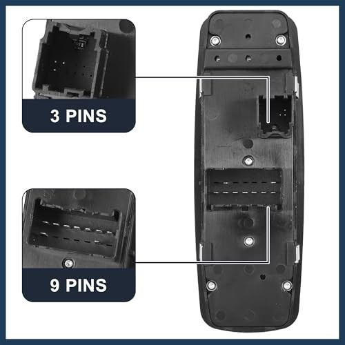 Power Window Switch, Front Left Driver Side Window Control Switch