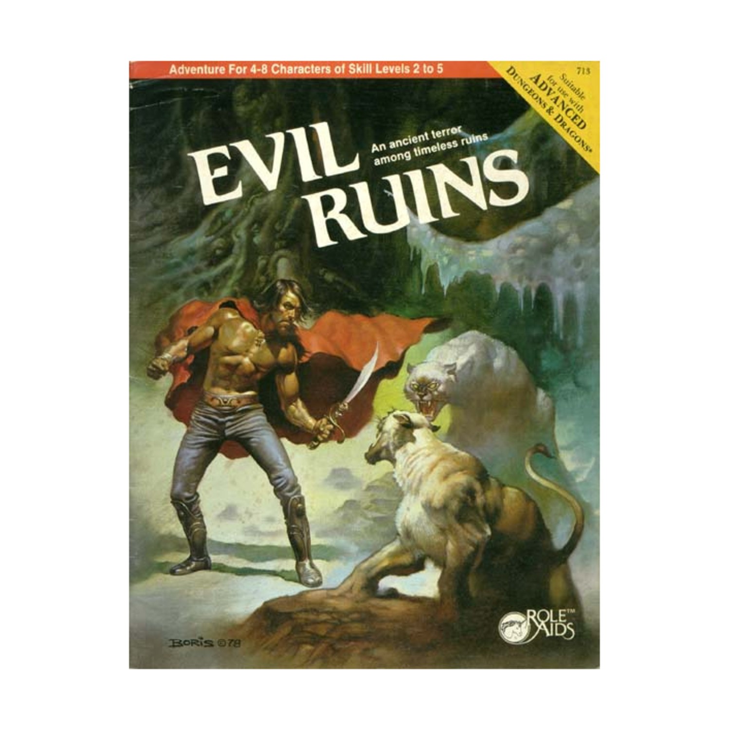 Mayfair Roleaids Evil Ruins VG+