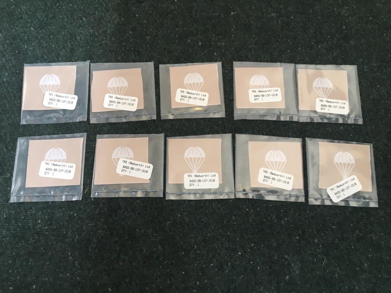 Job Lot British Army Tropical Dress Parachute Trained Light Bulb Badges x 10