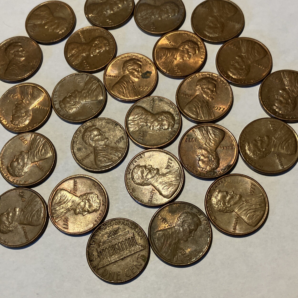 1977 P LINCOLN MEMORIAL PENNY
