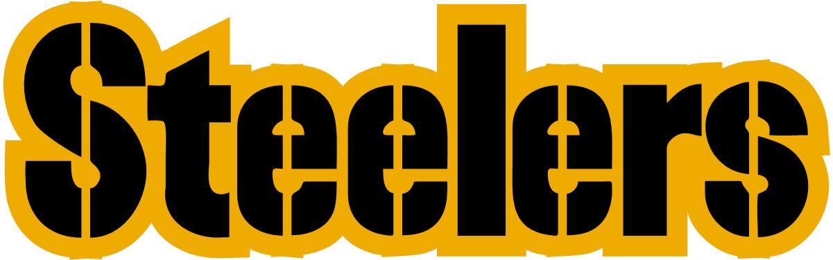 PITTSBURGH STEELERS 2 Color Logo Car Window WALL DECAL * Vinyl Car STICKER