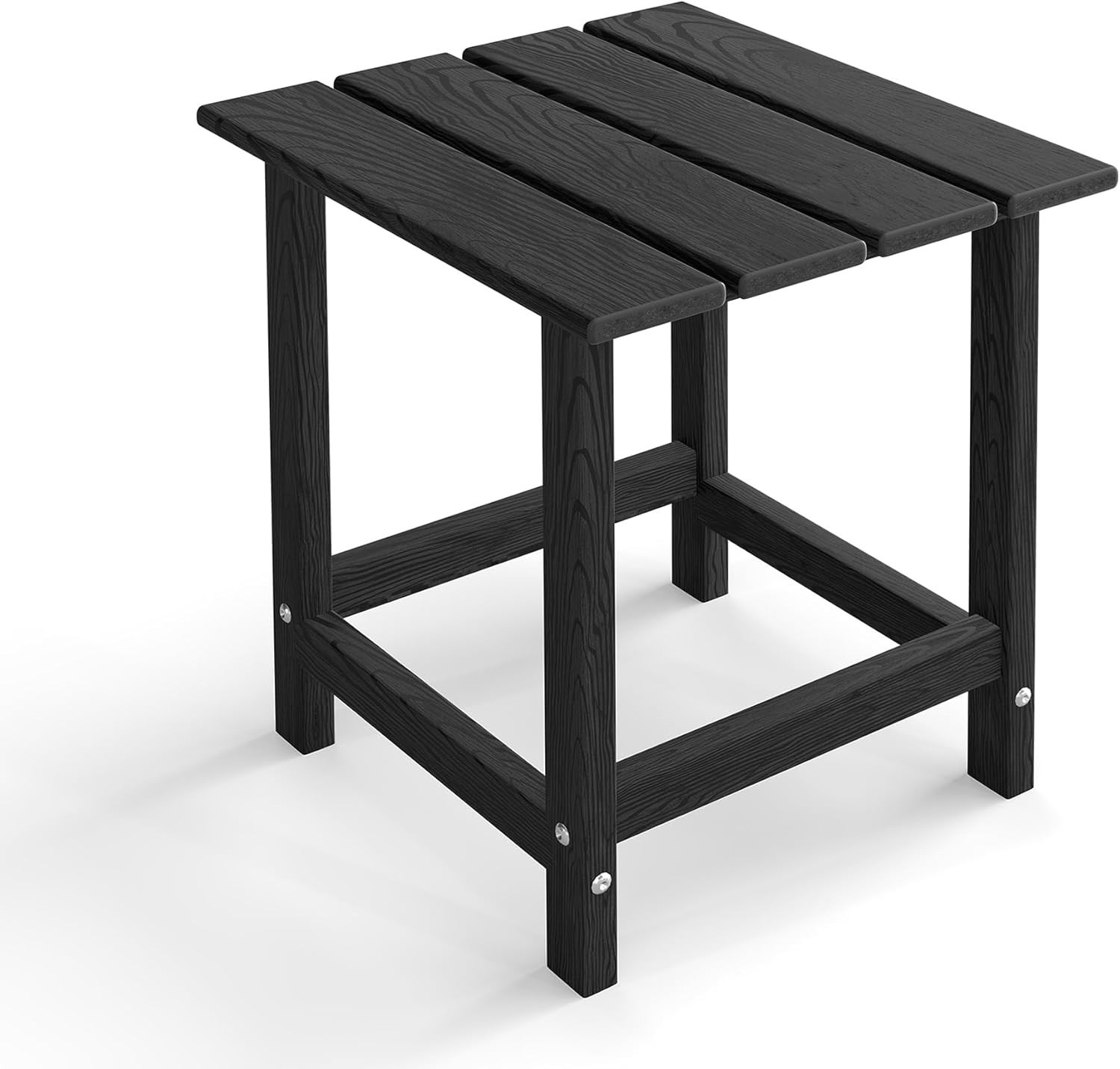 Outdoor Patio Side Table HDPE Adirondack End Table Weather Resistant