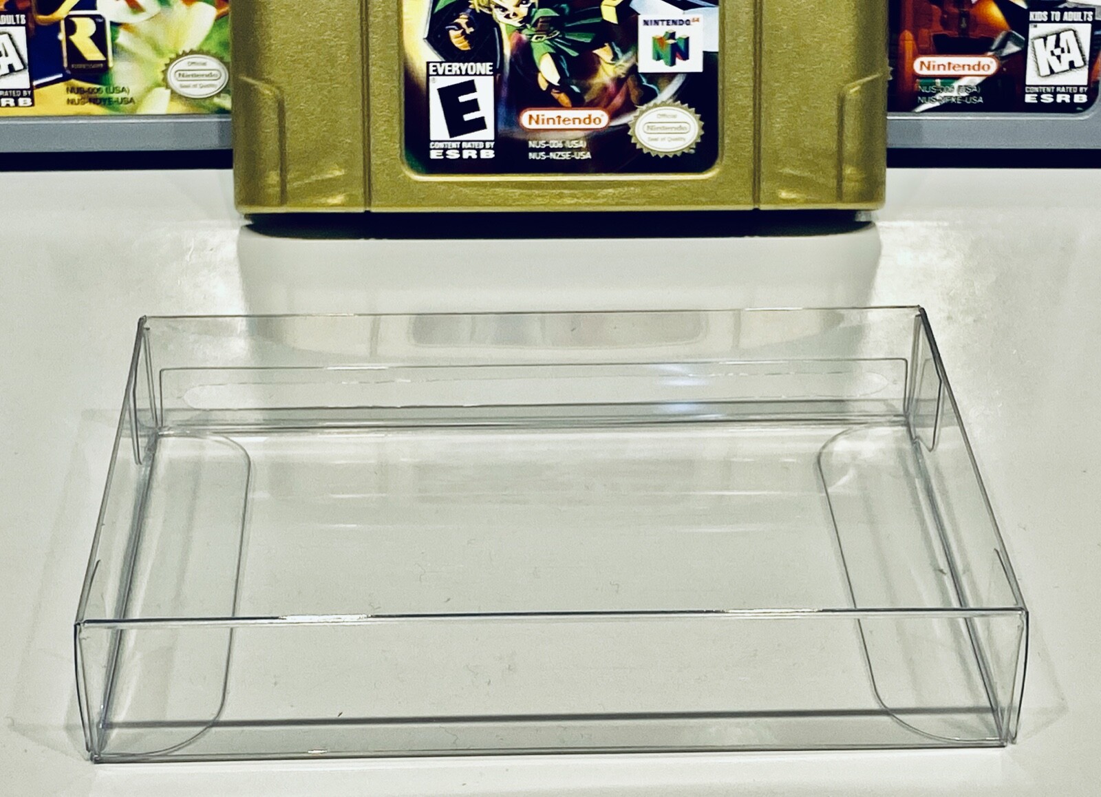 300 N64 CARTRIDGE Protectors   Clear Cases / Boxes For NINTENDO 64 Video Games