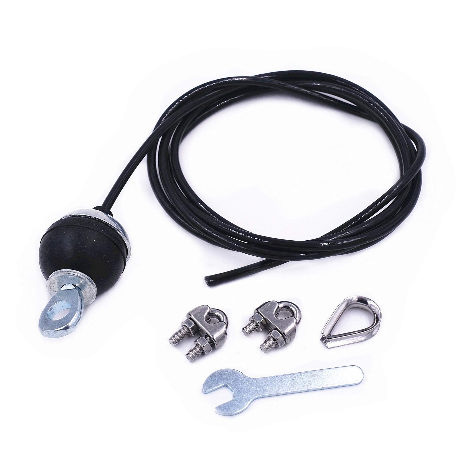 Adjustable 98.4" Heavy-Duty Steel Cable Pulley for Home Gym Workouts
